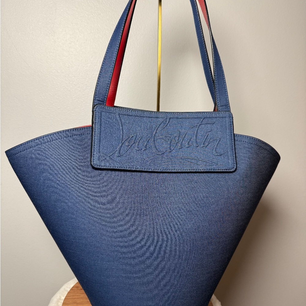 Blue Christian Louboutin Women's bucket Bag